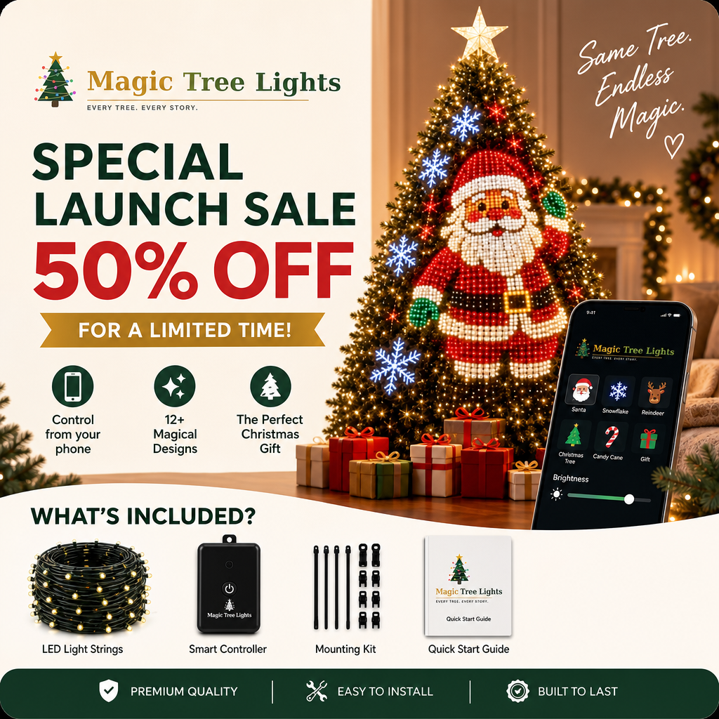 MagicTreeLights — Smart Animated Christmas Tree Lights